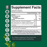 Nature's Craft Cleansing Herbal Liver Detox 60 count bottle angled display.