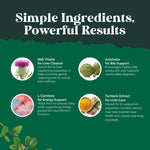 Nature's Craft sweet lemon flavored herbal liver support gummies scale view.