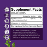 Authentic USA imported Natures Craft Kava Root mood support supplement for relaxation and balanced mental focus