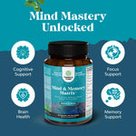Natures Craft daily focus supplement bottle with secure outer packaging