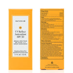 Naturium sunscreen box packaging USA import