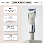 Naturium 3.4 fluid ounce peptide cream packaging highlighting ethylated vitamin C and panthenol