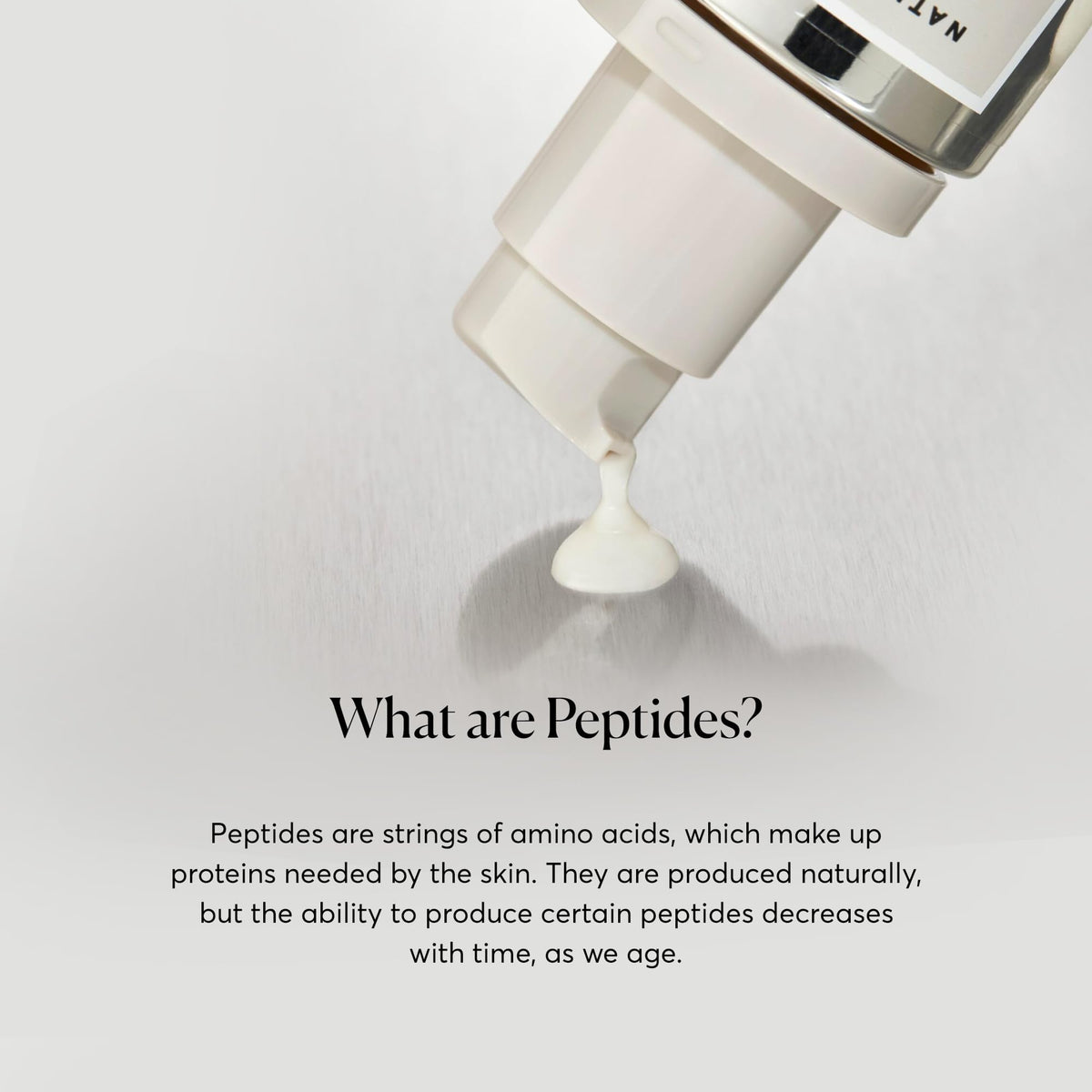 Naturium fragrance free vegan facial serum close up look at pump dispenser