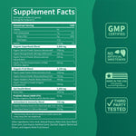 Nello Supergreens travel pack nutritional facts panel