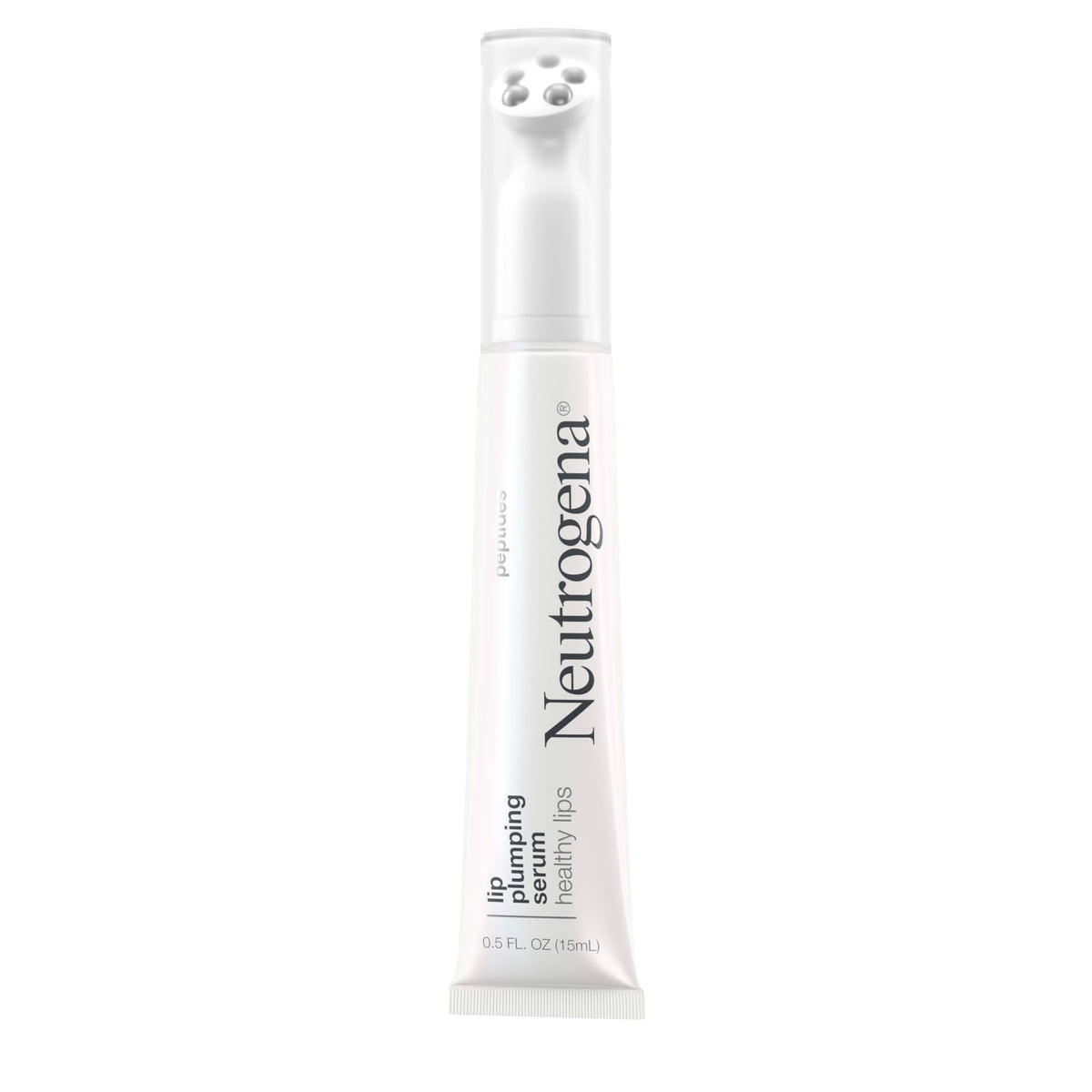 Neutrogena lip care product next to skincare routine items