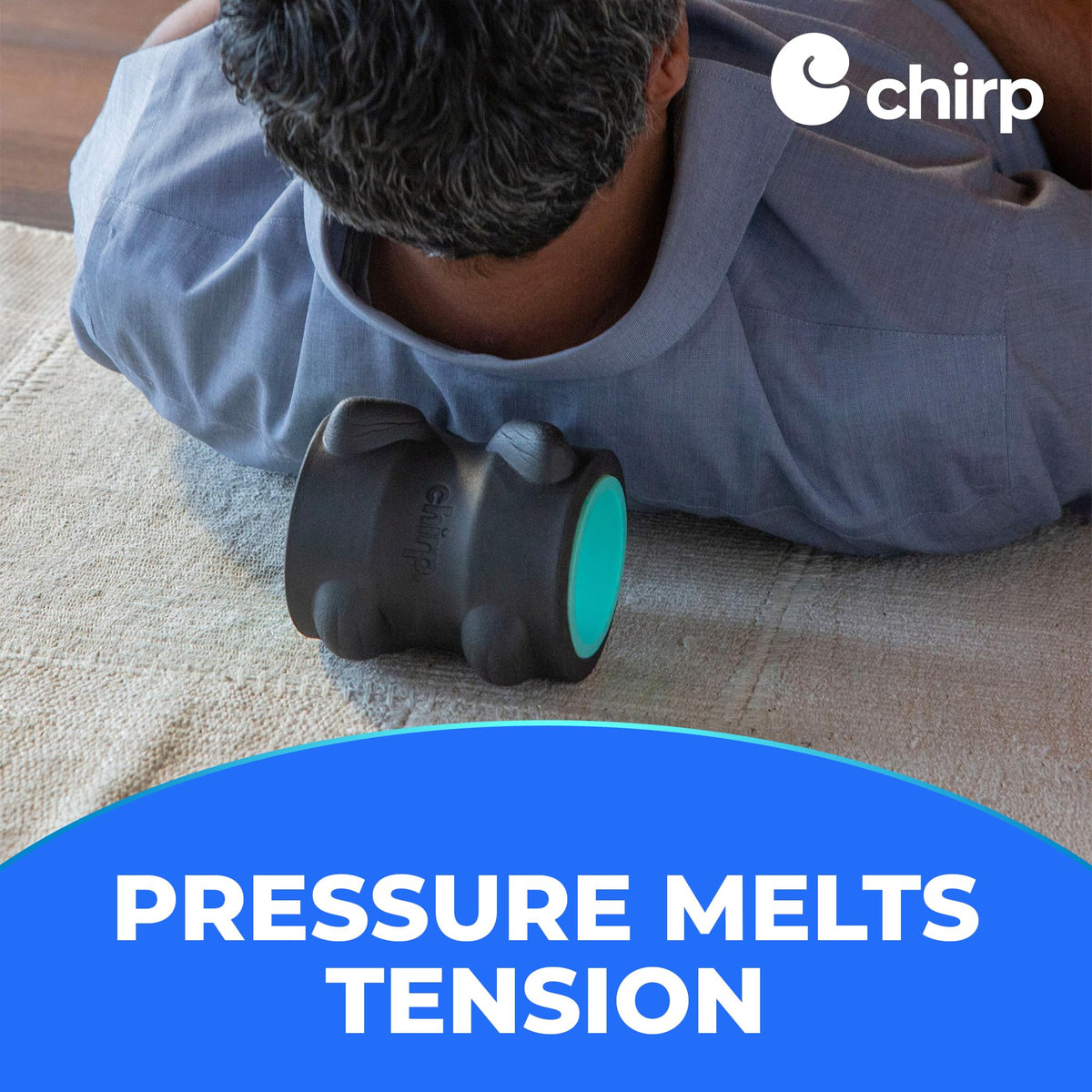 Portable Chirp Wheel XR massage roller for desk or home use