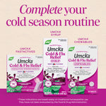 Dropy imported Nature's Way Umcka cold and flu remedy side packaging view