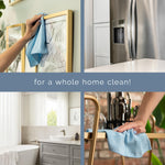 S&T INC. ultra soft non abrasive microfiber cloth dusting delicate wood furniture