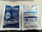 Back view of General Medi cold therapy pack with instructions