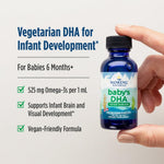 Nordic Naturals Baby's DHA Vegetarian Drops with measured dropper unflavored infant liquid
