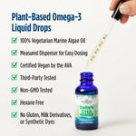 Nordic Naturals Baby's DHA Vegetarian Drops premium microalgae oil base for infant health
