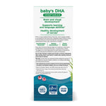 Nordic Naturals Baby's DHA Vegetarian Drops one ounce bottle displayed on clear background