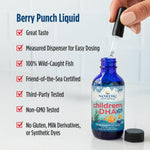Nordic Naturals 2 fluid ounce child DHA concentrate liquid bottle close up
