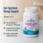 Nordic Naturals lemon flavor fish oil capsules showing the clear softgel texture