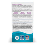 Nordic Naturals complete omega 180 count container base displaying product batch codes