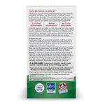 Supplement facts and ingredients label on the back of Nordic Naturals Cholesterol Support Lemon.