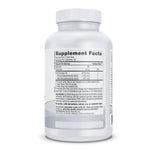 Side angle of Nordic Naturals ProOmega 2000 bottle displaying the 2150 milligrams omega-three supplement facts.