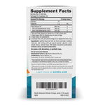 Nordic Naturals Ultimate Omega Junior fish oil packaging side view displaying nutritional supplement facts