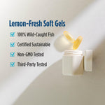 Nordic Naturals Ultimate Omega D3 90 count supplement container displayed on a clean white surface.