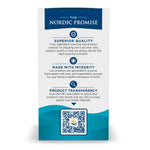 Nordic Naturals Ultimate Omega wild caught fish oil supplement seal packaging validation closeup