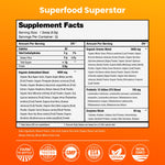 NutraChamps Super Greens powder texture close up
