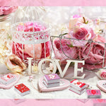Jetec individually wrapped pocket tissues showing heart and red lips theme outer packaging