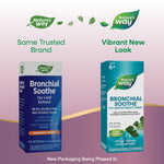 Nature's Way Bronchial Soothe dietary supplement dosage cup and packaging details