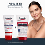 Eucerin colloidal oatmeal cream for sensitive skin eczema flare-up care.