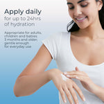 Steroid free eczema relief treatment cream tube packaging details.