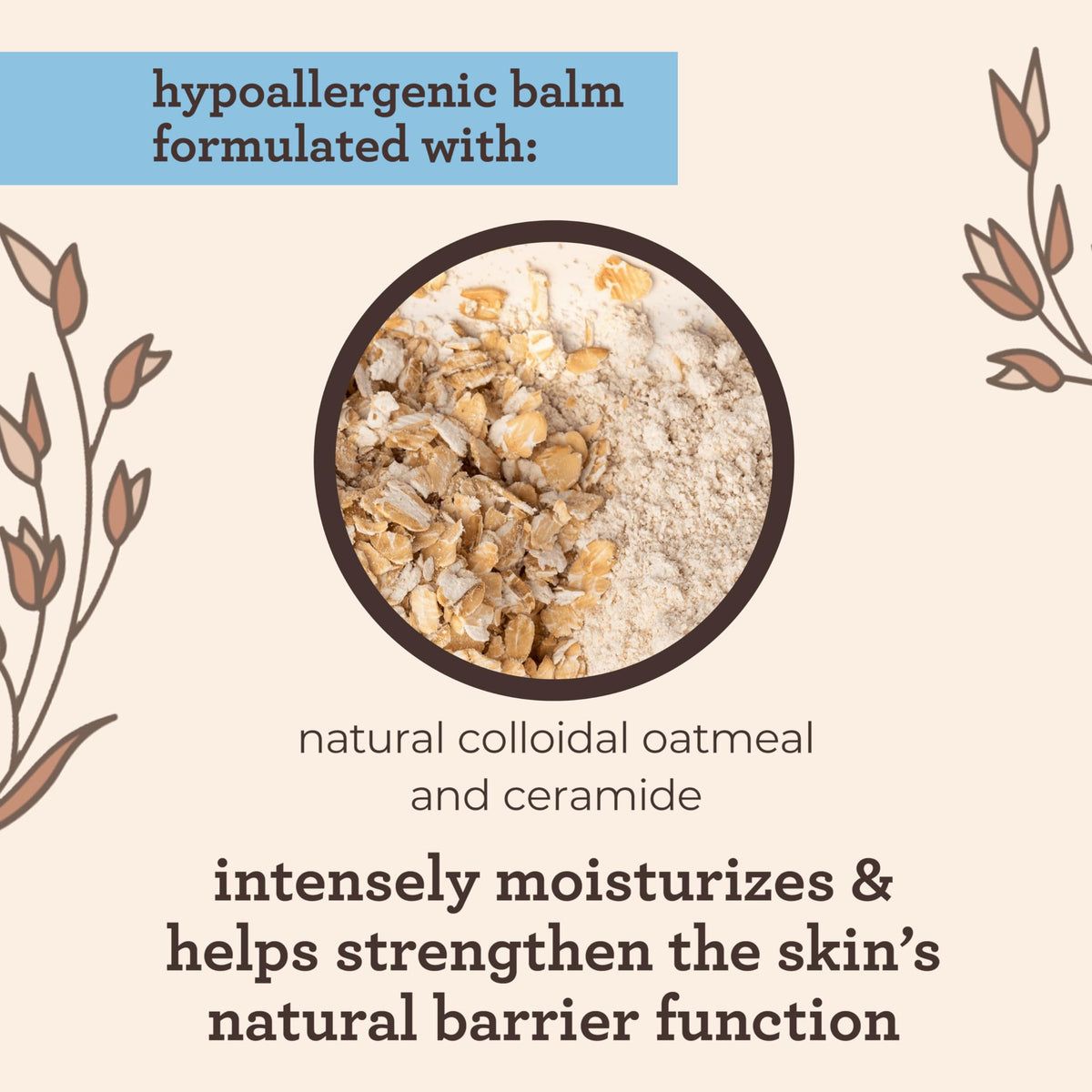 Imported Aveeno Baby overnight eczema cream with colloidal oatmeal ingredient list
