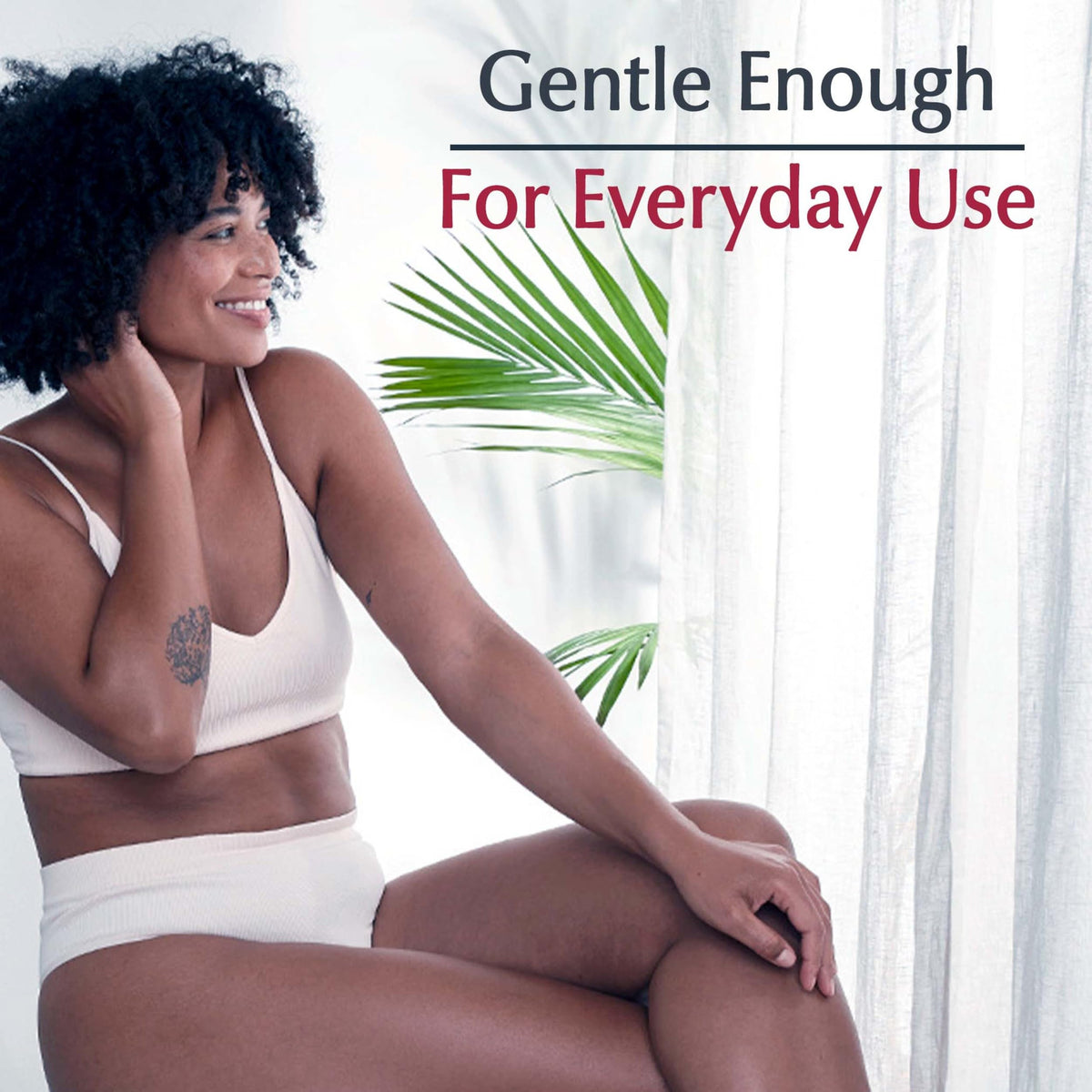 USA imported Eucerin Eczema Relief tube on a clean minimalist background.
