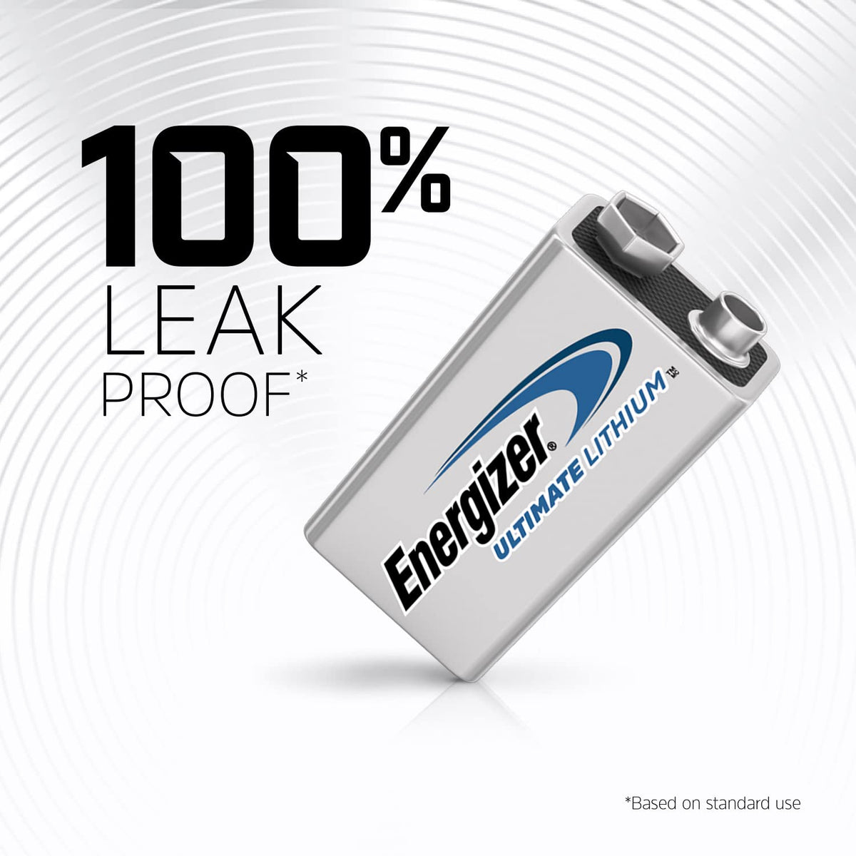 Energizer Ultimate Lithium 9V heavy duty leak proof battery pack