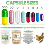 XPRS Nutra Size 00 capsules being filled with supplement powder