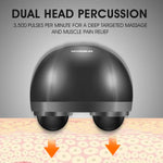 Hangsun electric body massager displaying three sets of interchangeable nodes.