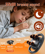 Aerlang handheld back massager with interchangeable heads