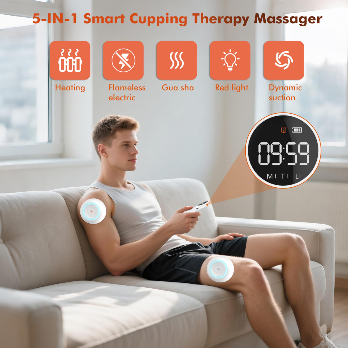 Wobrikosee electric cupping set with remote control