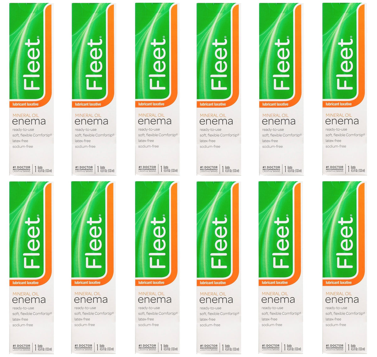 Fleet mineral oil enema protective shield and flexible tip close up