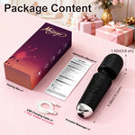 Generic Upgraded Handheld Rose Black Mini Massager packaging box