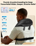 USB Type C charging port layout on the premium cordless neck pillow