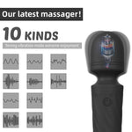 Kingwand personal massager 10 vibration modes setting