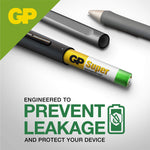 Authentic GP specialty battery product card showing compatibility text for digital stylus devices
