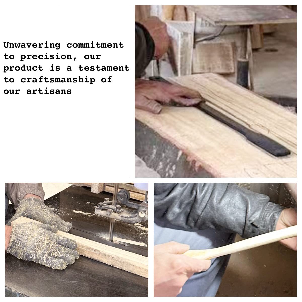 Polished splinter free finish details on the premium handcrafted ITCHY-BAN manual tool.