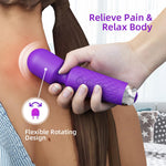 JTFFER compact waterproof vibrating wand close up texture