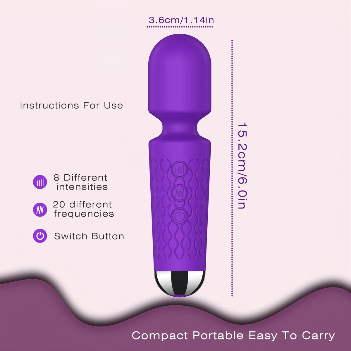 JTFFER muscle tension relief massager packaging and contents