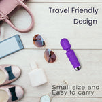JTFFER premium soft silicone personal massager side view profile