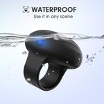 Rechargeable electric finger wellness device with ten powerful vibration settings.