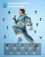 Cotsoco fitness percussion massager side profile emphasizing the lightweight body design and professional grip area