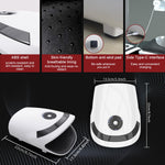 Xllent heated hand massager packaging box with included USB charging cable