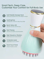Feejoy body sculpting machine and cellulite reduction tool close up of the touch screen