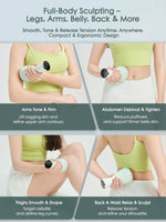 Feejoy anti cellulite massager showing the multi needle pressure microcurrent contact points